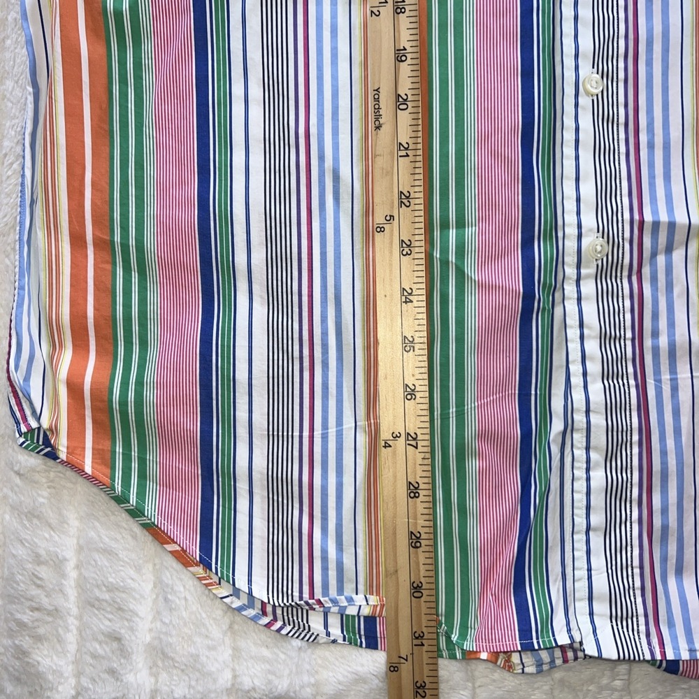 Polo Ralph Lauren Classic Fit Multi Color Shirt Mens XL Long Sleeve Button Up - Picture 6 of 8